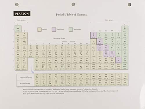 Book Periodic Table Study Card for Chemistry: A Molecular Approach, Second Canadian Edition free