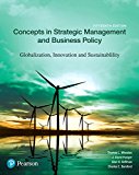 Book Concepts in Strategic Management and Business Policy: Globalization, Innovation and Sustainability [RENTAL EDITION] free
