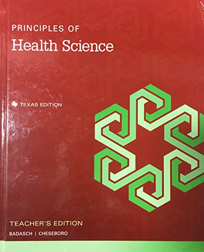 Book Teacher's Wraparound Edition for Principles of Health Science Student Edition -- Texas free