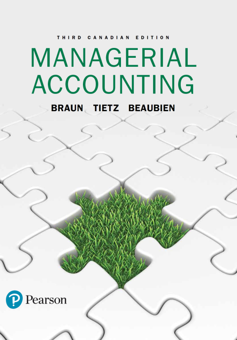 Book Managerial Accounting, Third Canadian Edition, (Subscription) free