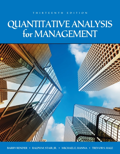 Book Quantitative Analysis for Management free