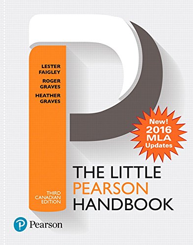 Book The Little Pearson Handbook, Third Canadian Edition (MLA Update), free