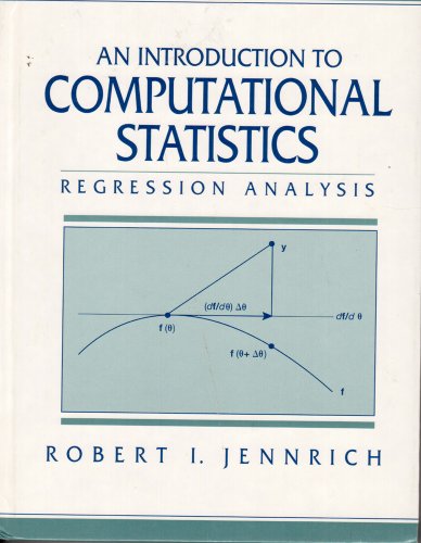 Book Introduction to Computational Statistics: Regression Analysis, An free