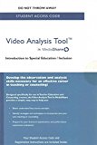Book Video Analysis Tool for Introduction to Special Education/Inclusion in MediaShare -- Standalone Access Card free