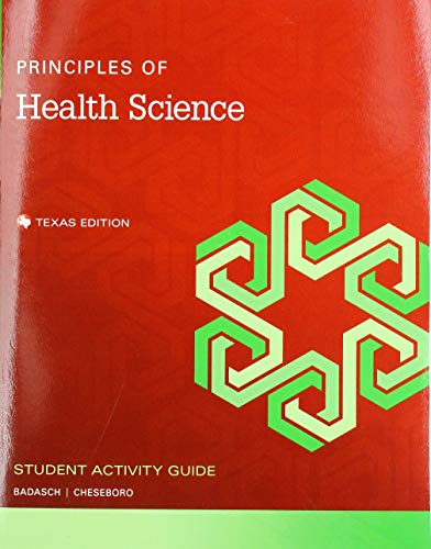 Book Student Activity Guide for Principles of Health Science Student Edition -- Texas free