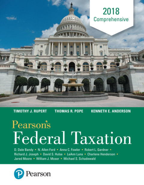 Book Pearson's Federal Taxation 2018 Comprehensive free