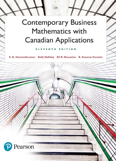 Book Contemporary Business Mathematics with Canadian Applications, (Subscription) free