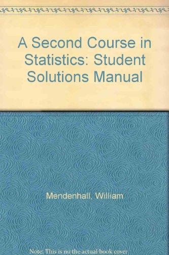Book Simon and Schuster a Second Course in Statistics free