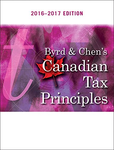 Book Byrd & Chen's Canadian Tax Principles, 2016 - 2017 Edition Plus Companion Website with Pearson eText -- Access Card Package free