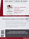 Book Effective Teaching Methods: Research-Based Practice with Enhanced Pearson eText with Video Analysis Tool -- Access Card Package (9th Edition) free