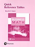 Book Quick Reference Tables for Business Math free