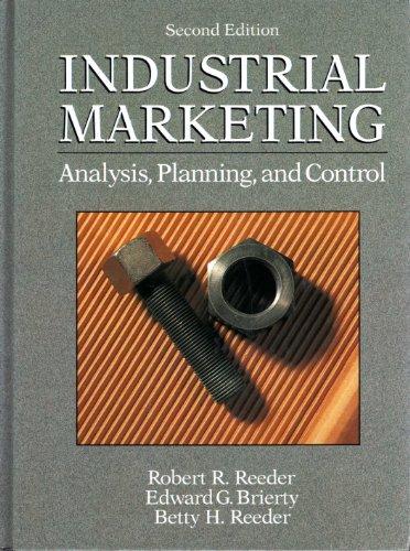 Book Industrial Marketing: Analysis, Planning, and Control free
