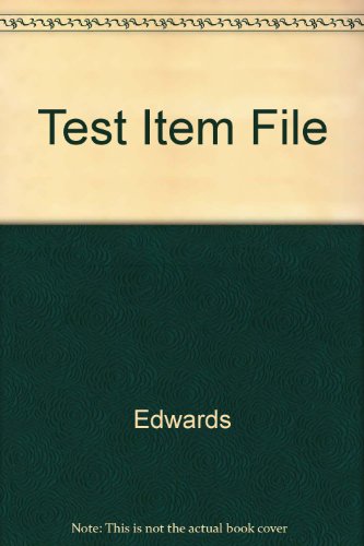 Book Test Item File For Calculus With Analytic Geometry Fourth Edtition free