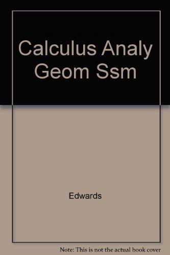 Book Calculus Analy Geom Ssm free