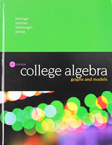 Book College Algebra: Graphs and Models + MyLab Math with Pearson eText and Video Notebook Access Card Package (24 Months) free