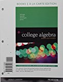 Book College Algebra: Graphs and Models, Books a la Carte Edition + MyLab Math with Pearson eText and Video Notebook Access Card Package (24 Months) free