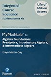 Book Algebra Foundations: Prealgebra, Introductory Algebra, & Intermediate Algebra - 24 Month Standalone Access Card free