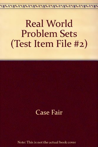 Book Real World Problem Sets (test Item File #2) free