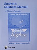Book Student Solutions Manual for Elementary & Intermediate Algebra free