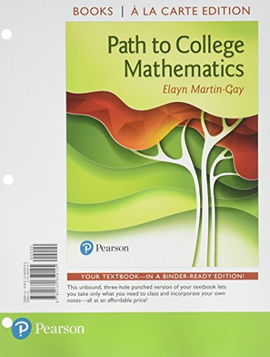 Book Path to College Mathematics, Books a la Carte Edition plus MyLab Math Student Access Kit free