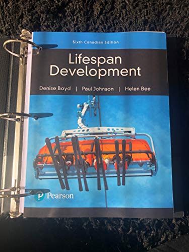 Book Lifespan Development, Sixth Canadian Edition, Loose Leaf Version 6th Edition free