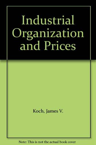 Book Industrial Organization And Prices free