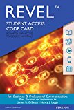Book REVEL for Business and Professional Communication: Plans, Processes, and Performance -- Access Card (6th Edition) free