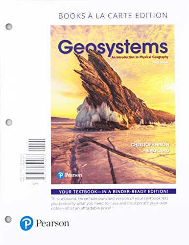 Book Geosystems: An Introduction to Physical Geography, Books a la Carte Edition free
