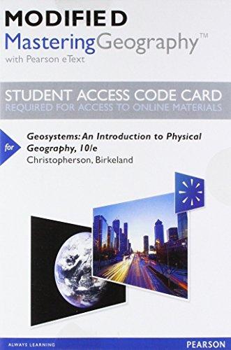 Book Modified Mastering Geography with Pearson eText -- Standalone Access Card -- for Geosystems: An Introduction to Physical Geography free