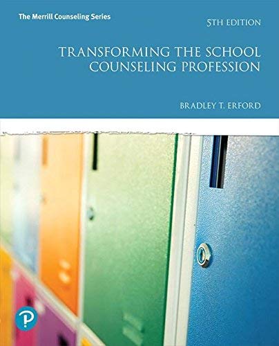 Book MyLab Counseling with Pearson eText -- Access Card -- for Transforming the School Counseling Profession free
