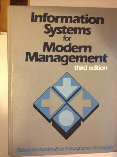 Book Information Systems for Modern Management free