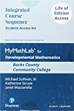Book Dev Math: Prealgebra, Elementary Alg, and Intermediate Alg for Bucks County CC- LOE SAK (Positive Health Guide) free