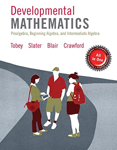 Book Developmental Mathematics: Prealgebra, Beginning Algebra, and Intermediate Algebra -- 24 Month Standalone Access Card Plus Worksheets with the Math Coach free