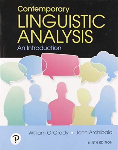 Book Contemporary Linguistic Analysis: An Introduction (9th Edition) free
