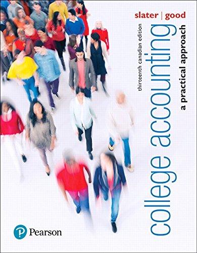 Book College Accounting: A Practical Approach, Thirteenth Canadian Edition Plus MyLab Accounting with Pearson eText -- Access Card Package (13th Edition) free