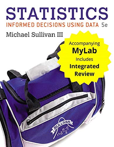 Book Statistics: Informed Decisions Using Data with Integrated Review and Worksheets Plus MyLab Math with Pearson eText -- 24 Month Access Card Package free