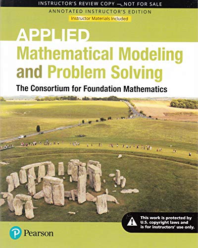 Book Applied Mathematical Modeling and Problem Solving | Annotated Edition free