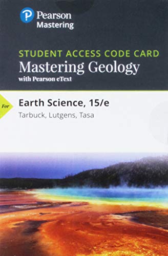 Book Mastering Geology with Pearson eText -- Standalone Access Card -- for Earth Science free