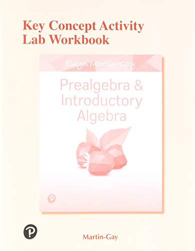 Book MyLab Math for Prealgebra & Introductory Algebra -- Access Card -- PLUS Key Concept Activity Lab Workbook free
