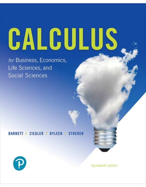 Book Calculus for Business, Economics, Life Sciences, and Social Sciences free