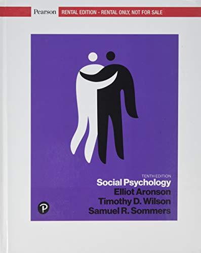 Book Social Psychology, 10th Edition free