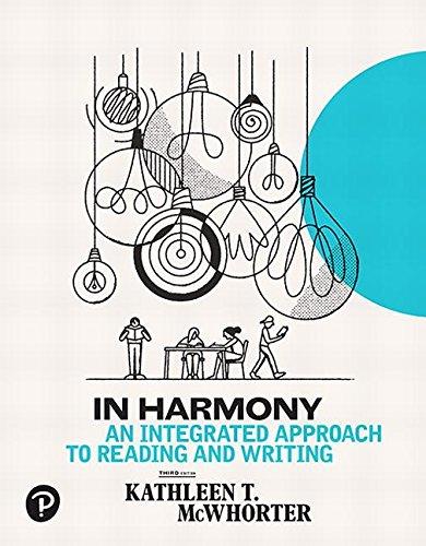 Book In Harmony: Reading and Writing (McWhorter Reading & Writing Series) free