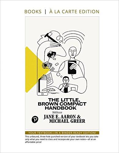Book Little, Brown Compact Handbook, The -- Books a la Carte (10th Edition) free