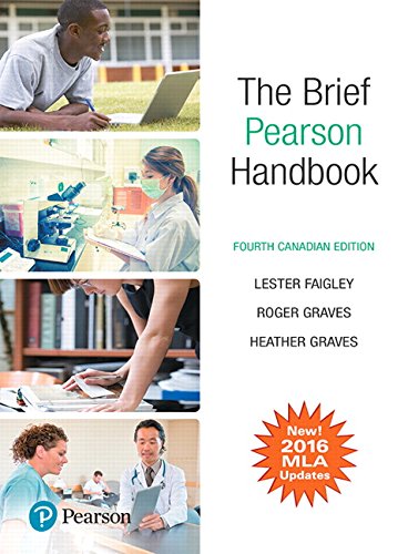 Book The Brief Pearson Handbook, Fourth Canadian Edition (MLA Update) (4th Edition) free