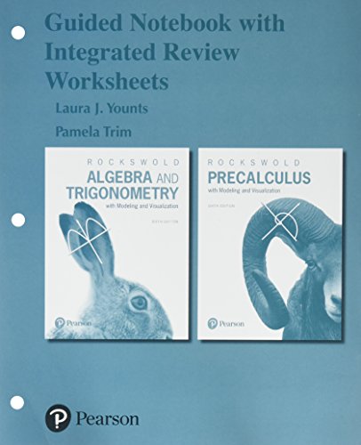 Book Guided Notebook with Integrated Review Worksheets plus MyLab Math Student Access Card for Precalculus with Integrated Review -- 24-Month Access Card Package free