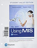 Book Using MIS 10, Student Value Edition Plus MyLab MIS -- Access Card Package free
