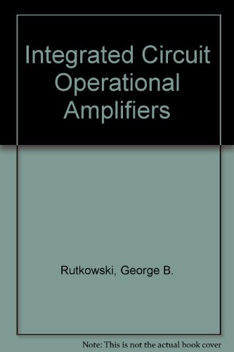 Book Integrated-Circuit Operational Amplifiers free
