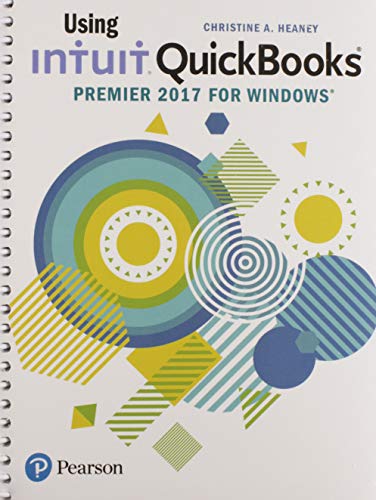 Book Using Intuit QuickBooks Premier 2017 for Windows free
