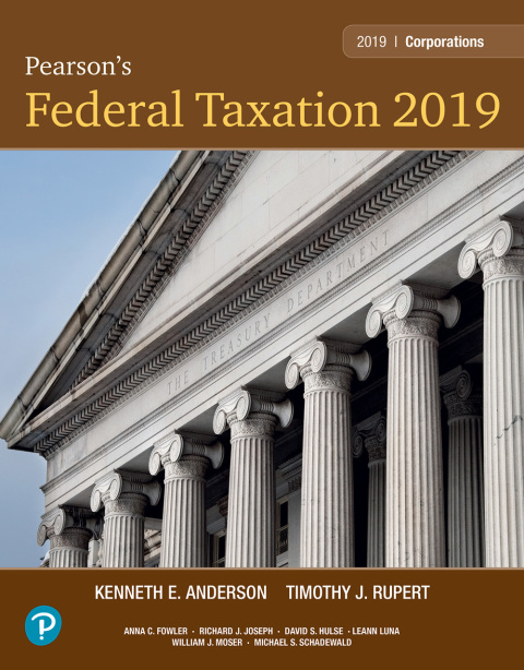 Book Pearson's Federal Taxation 2019 Corporations, Partnerships, Estates & Trusts free
