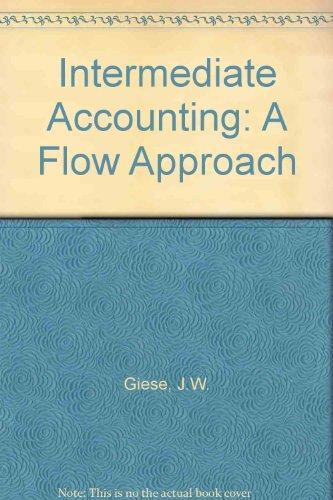 Book Intermediate Accounting: A Flow Approach free